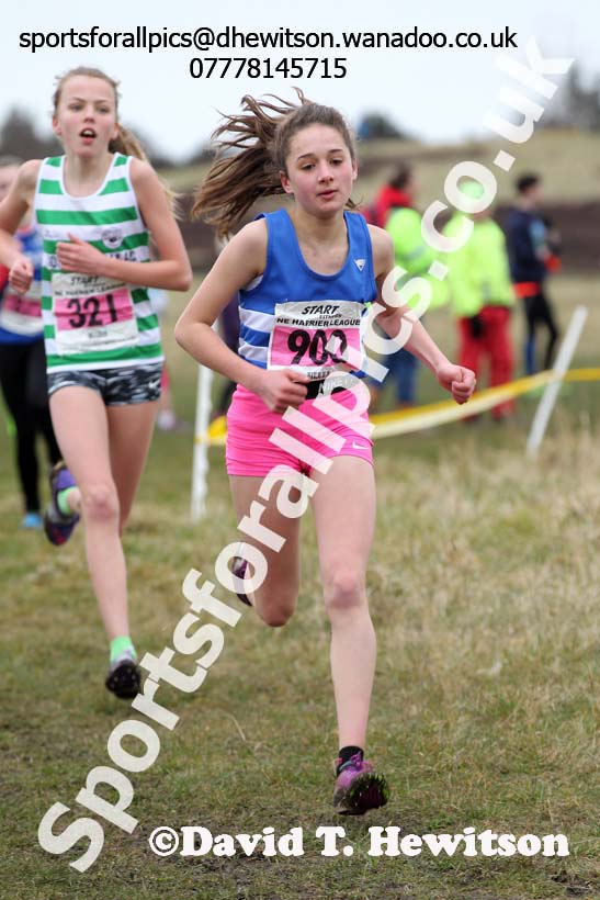 Girls under-13s Start Fitness NEHL, Wrekenton, Gateshead. Photo: David T. Hewitson/Sports for All Pics